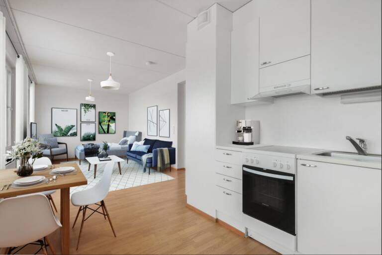 Huoneistokuva: digistailattu huoneisto.