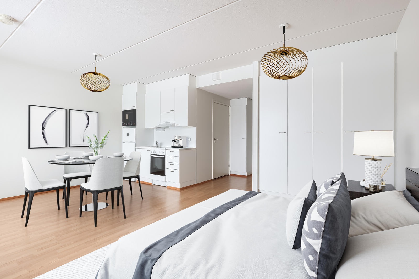 Pääkuva: digistailattu huoneistokuva