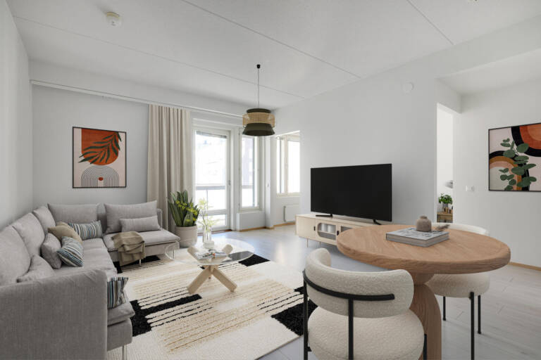 pääkuva: digistailattu huoneistokuva