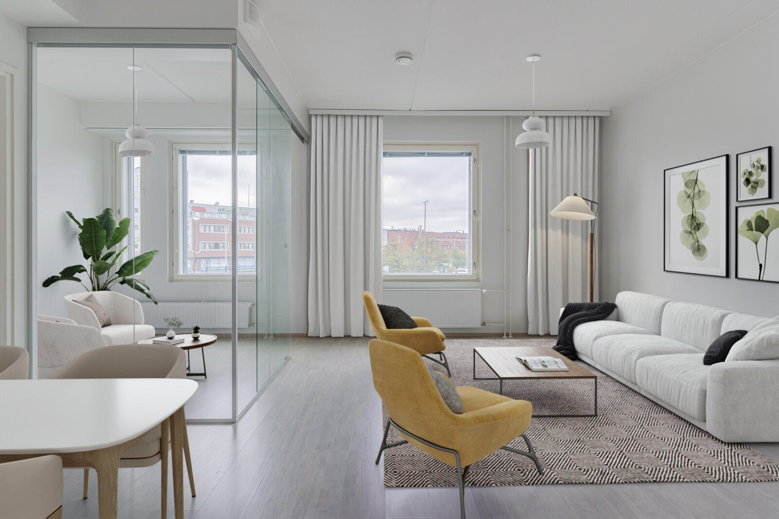 Pääkuva: digistailattu huoneistokuva