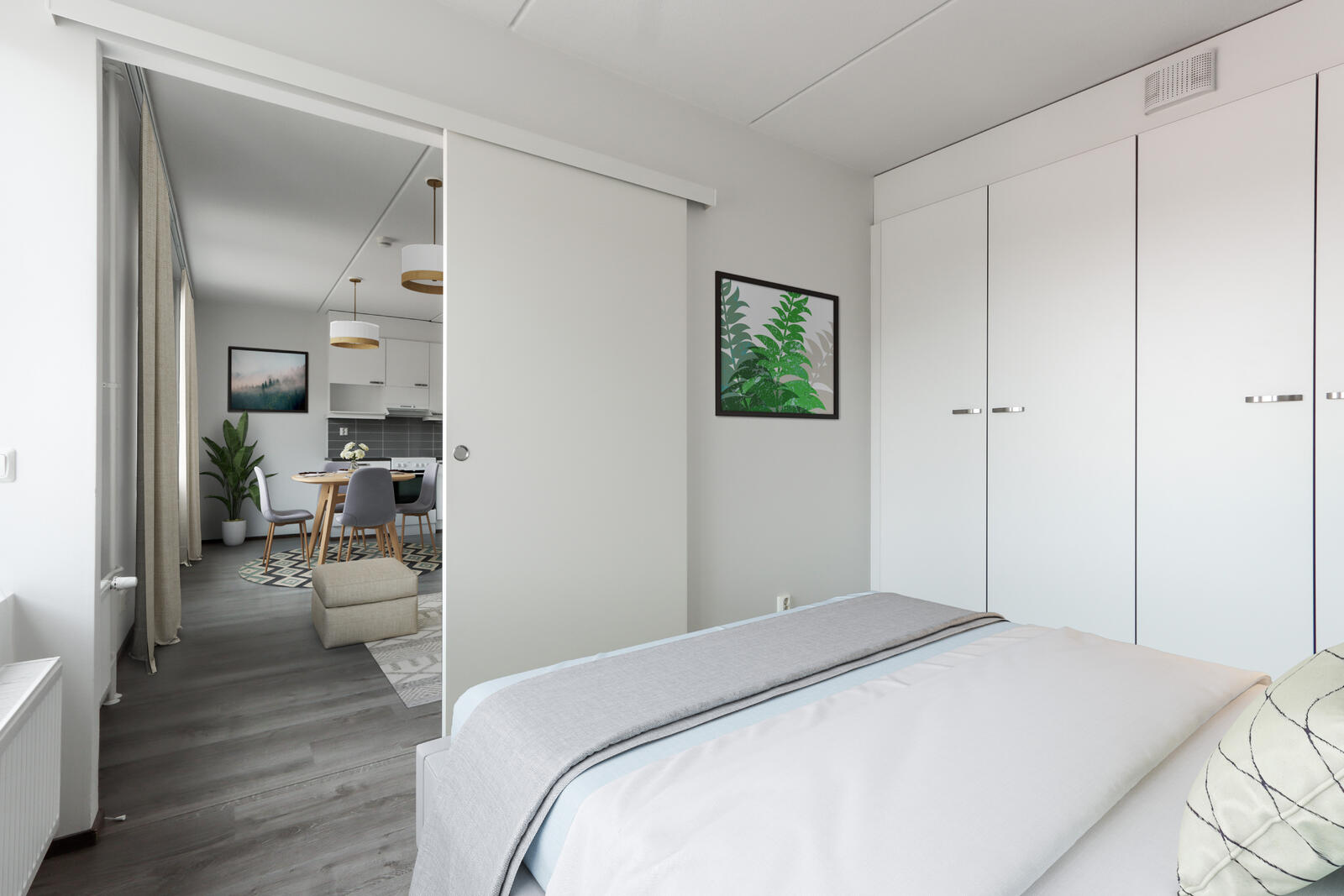 Pääkuva: digistailattu huoneisto.