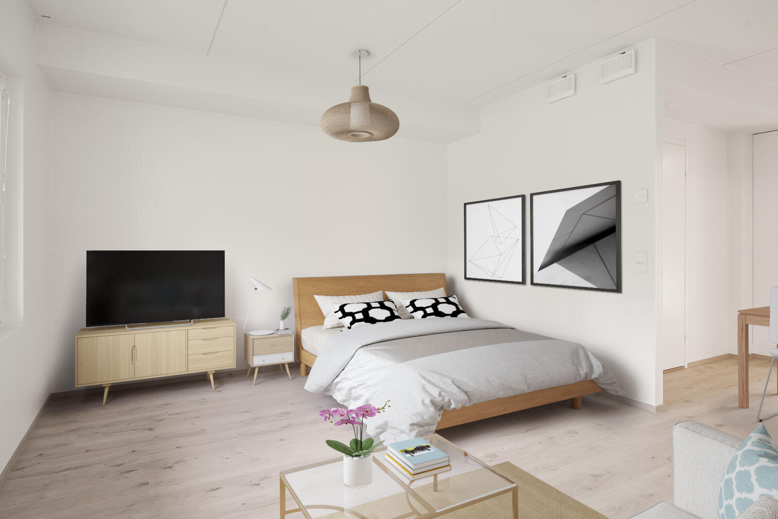 Pääkuva: digistailattu huoneistokuva