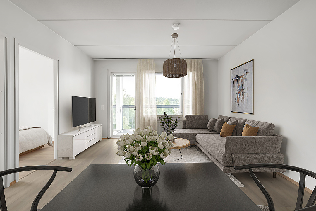 Digistailattu huoneisto.