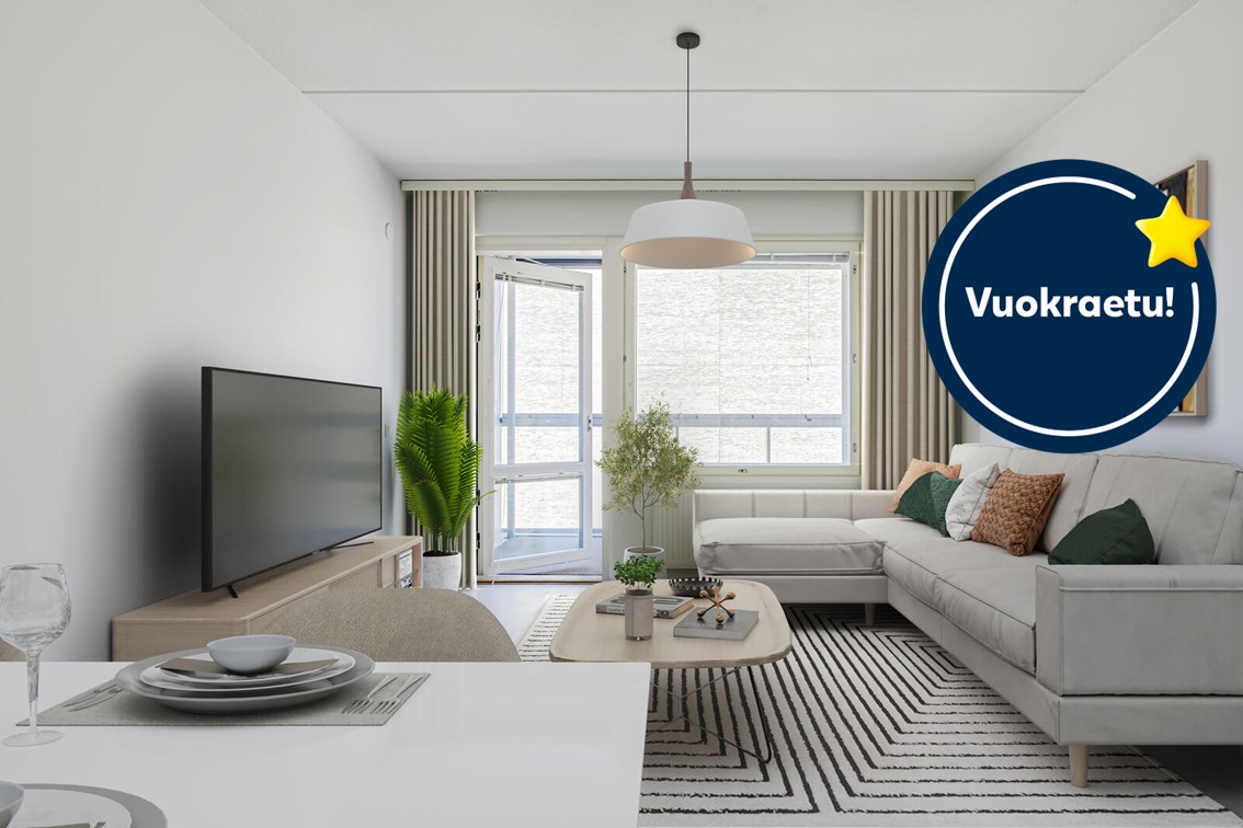 Pääkuva: digistailattu huoneistokuva