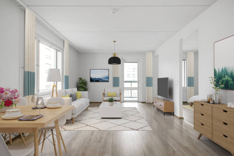 Digistailattu huoneisto.