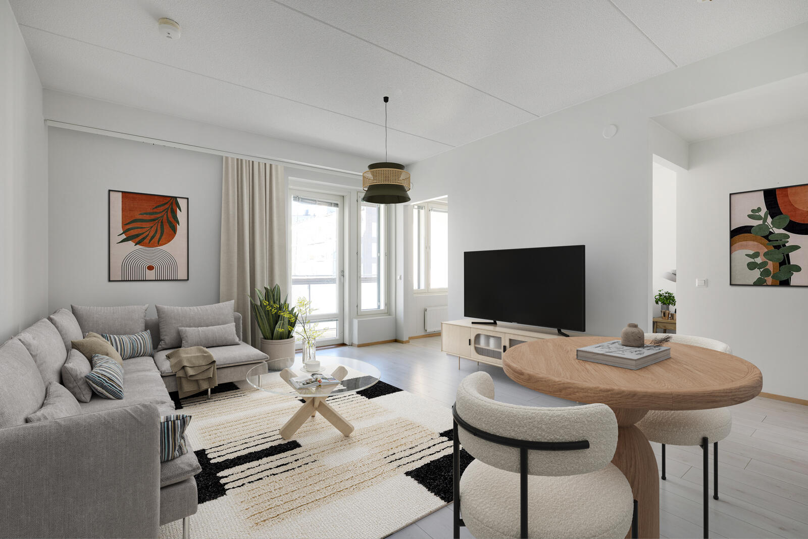 pääkuva: digistailattu huoneistokuva