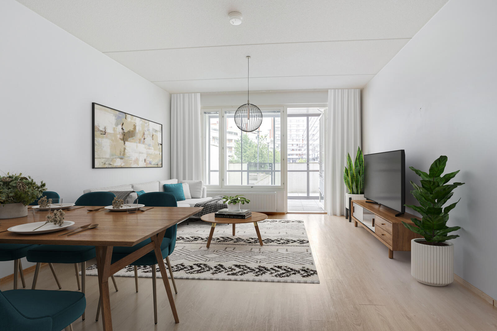 Pääkuva: digistailattu huoneistokuva