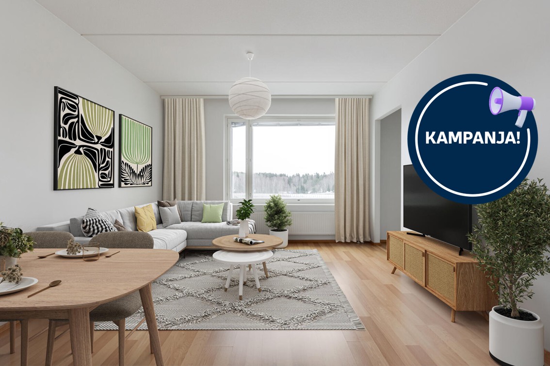 Pääkuva: digistailattu huoneistokuva