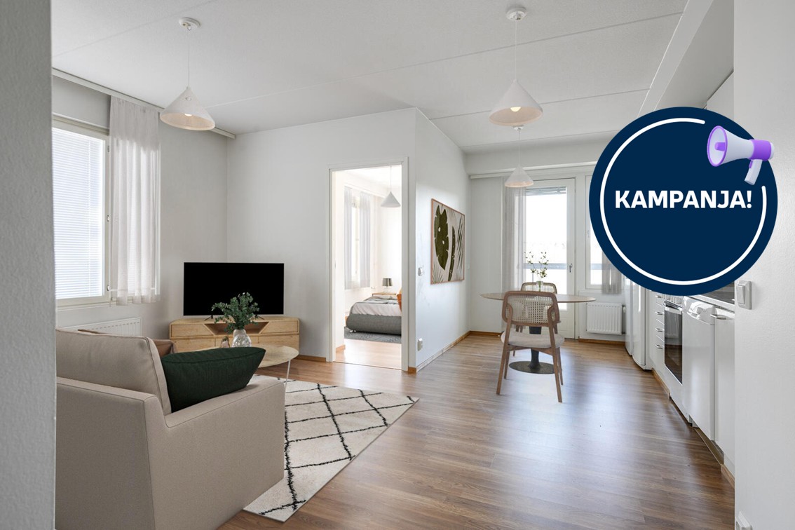 Pääkuva: digistailattu huoneistokuva