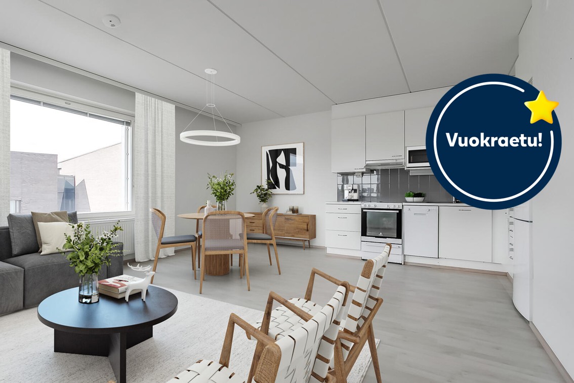 Pääkuva: digistailattu huoneistokuva