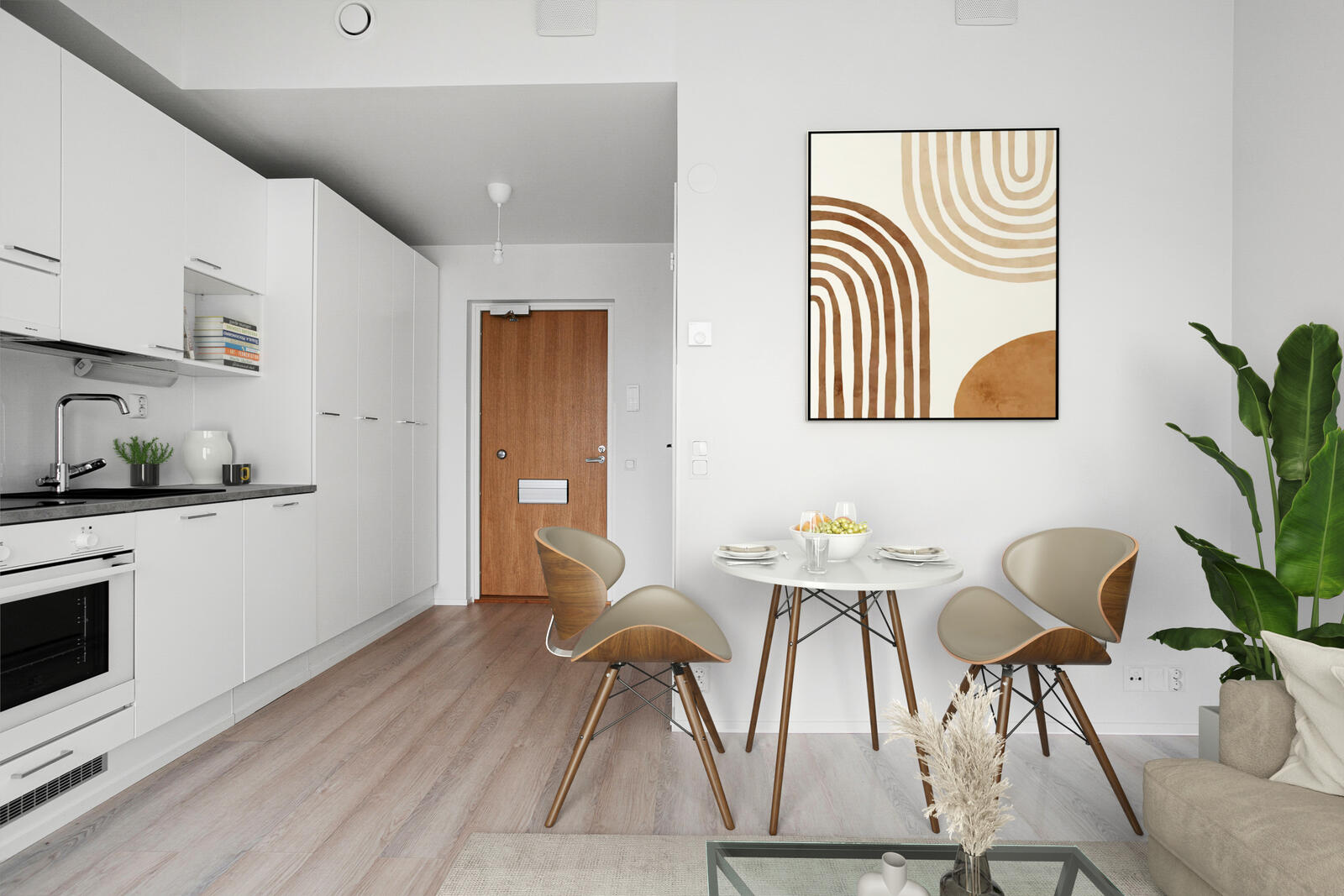 Pääkuva: digistailattu huoneisto.