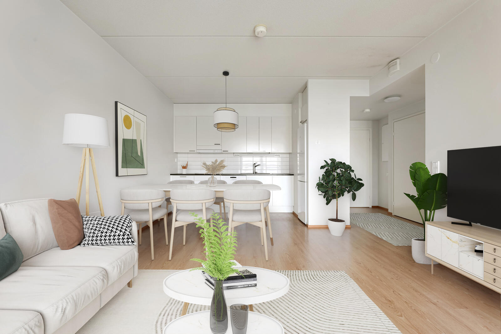 Pääkuva: digistailattu huoneistokuva