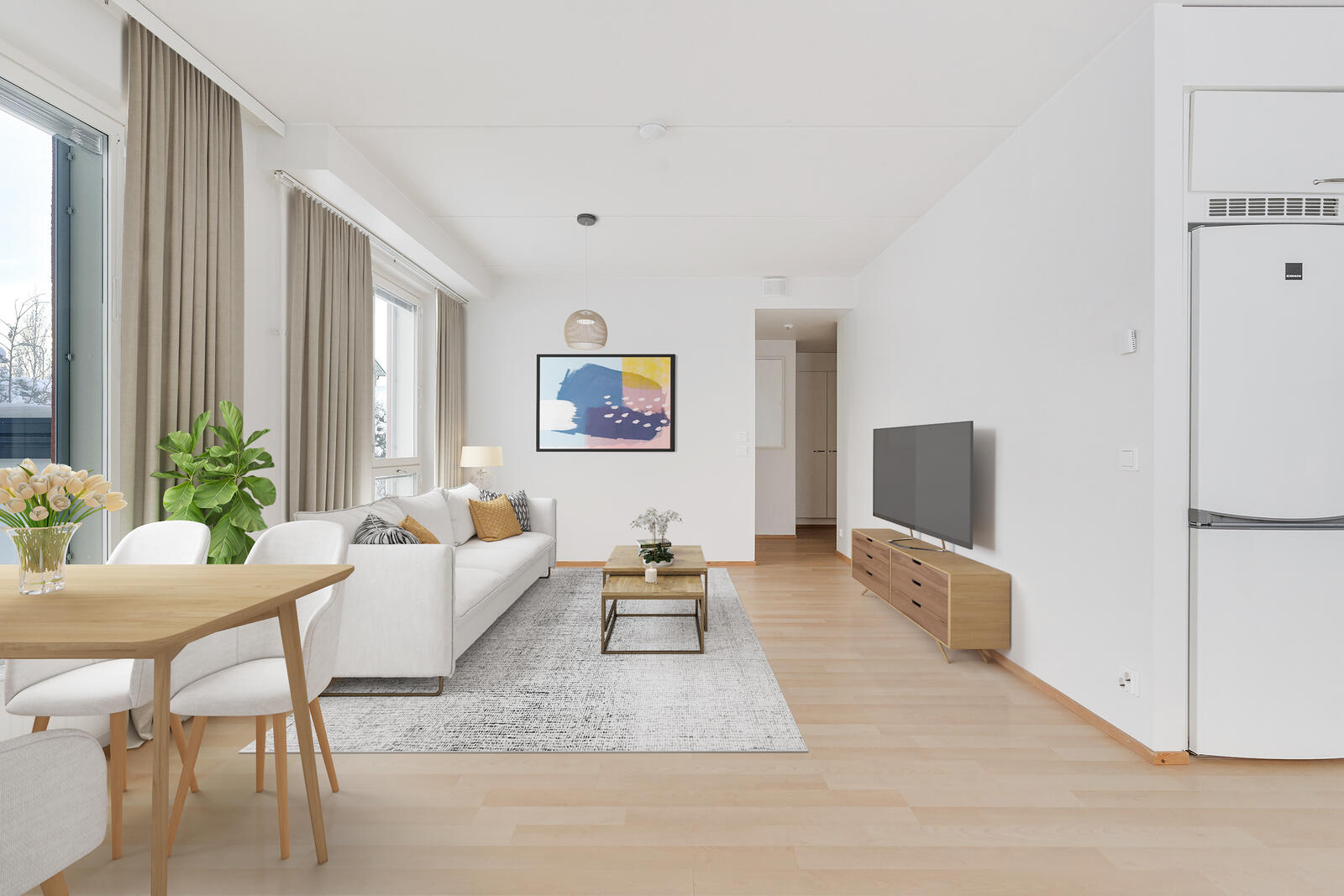 Pääkuva: digitoitu huonesitokuva.