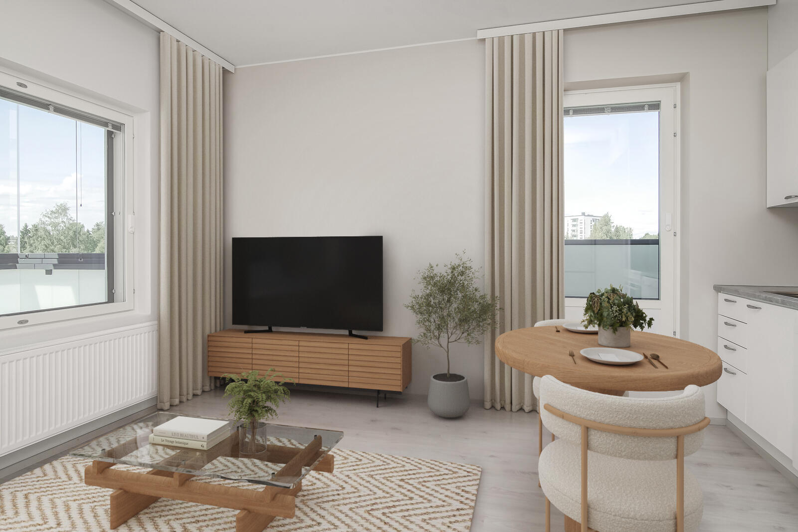 Pääkuva: digistailattu huoneisto