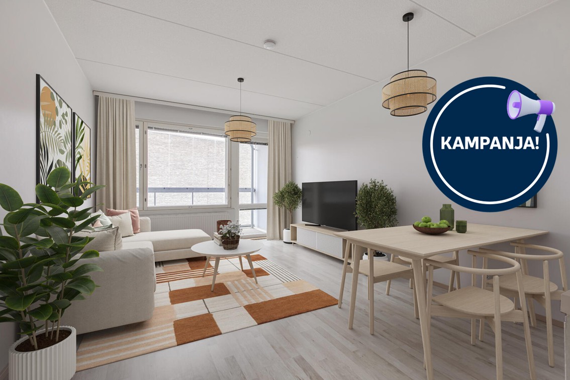 Pääkuva: digistailattu huoneistokuva