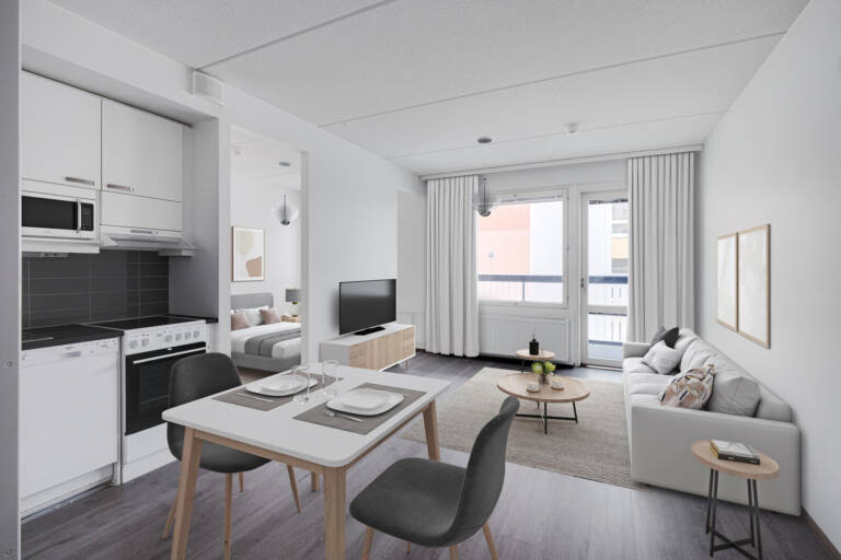 Digistailattu huoneisto