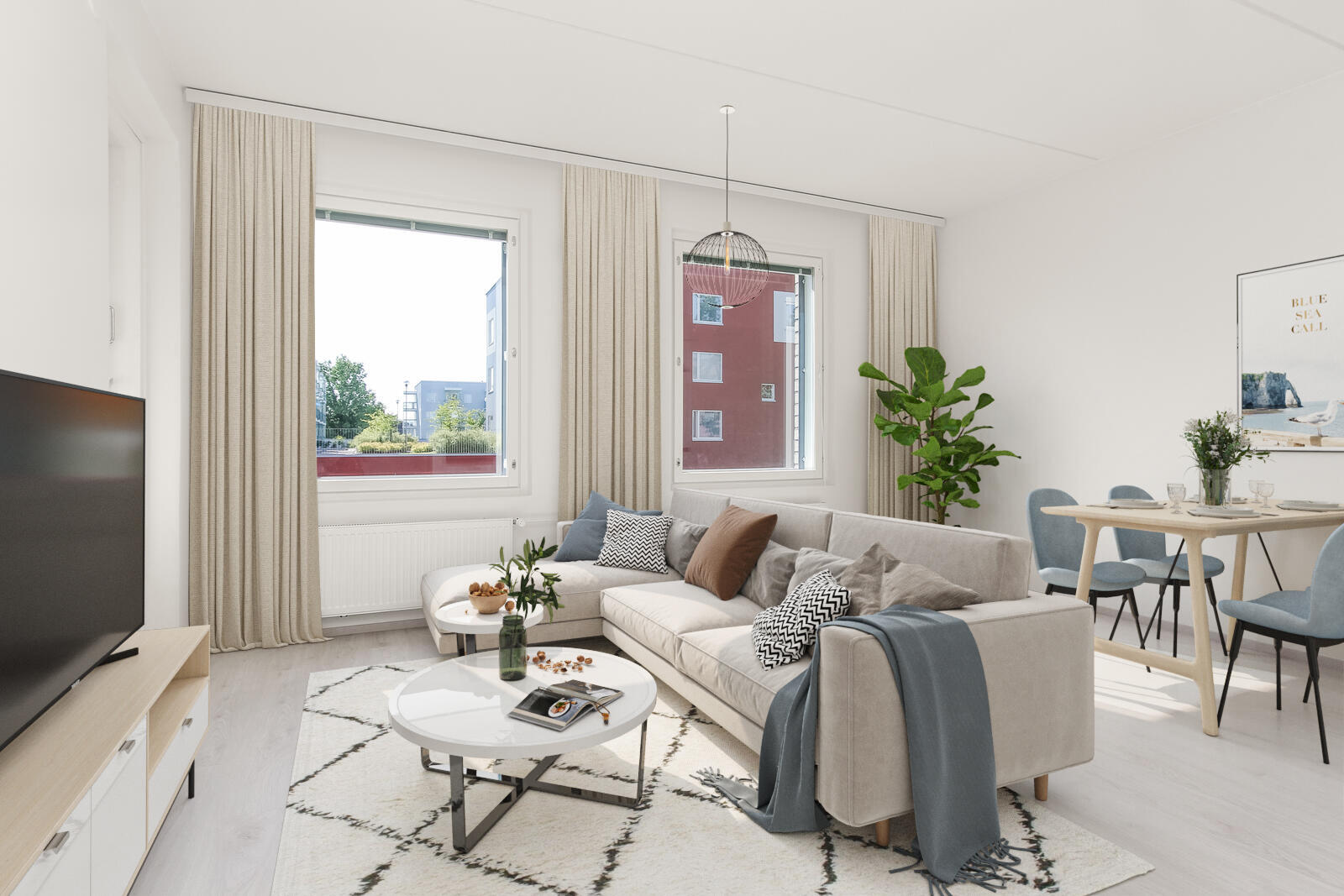 Digisisustettu huoneisto