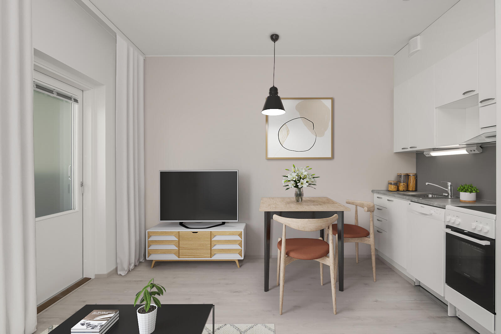 Digistailattu huoneisto