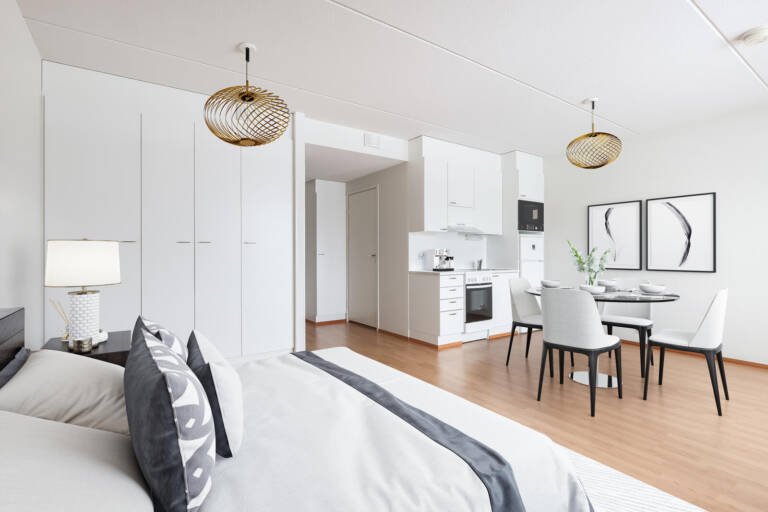 Huoneistokuva: digistailattu huoneisto.