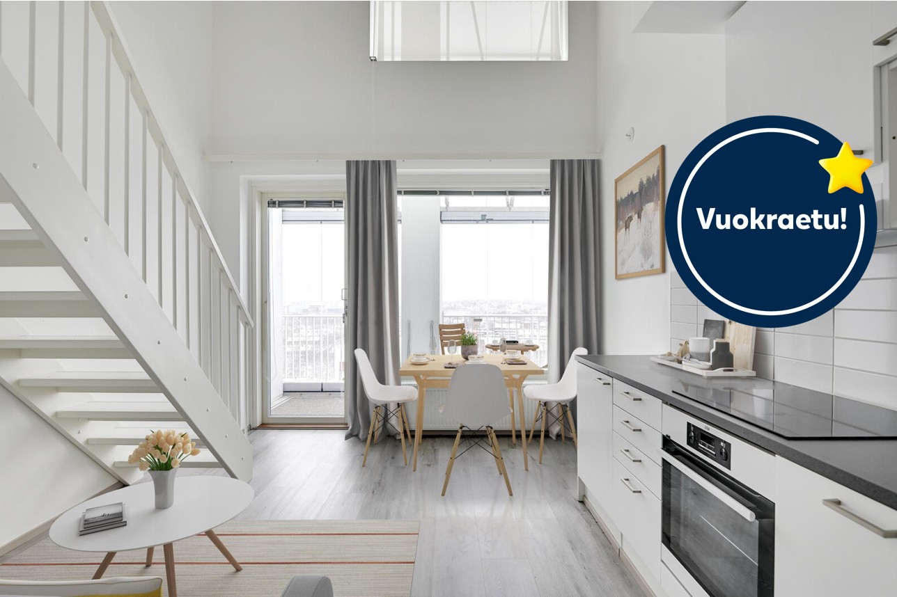Pääkuva: digitaalinen sisustus. Vuokraetu-logo.