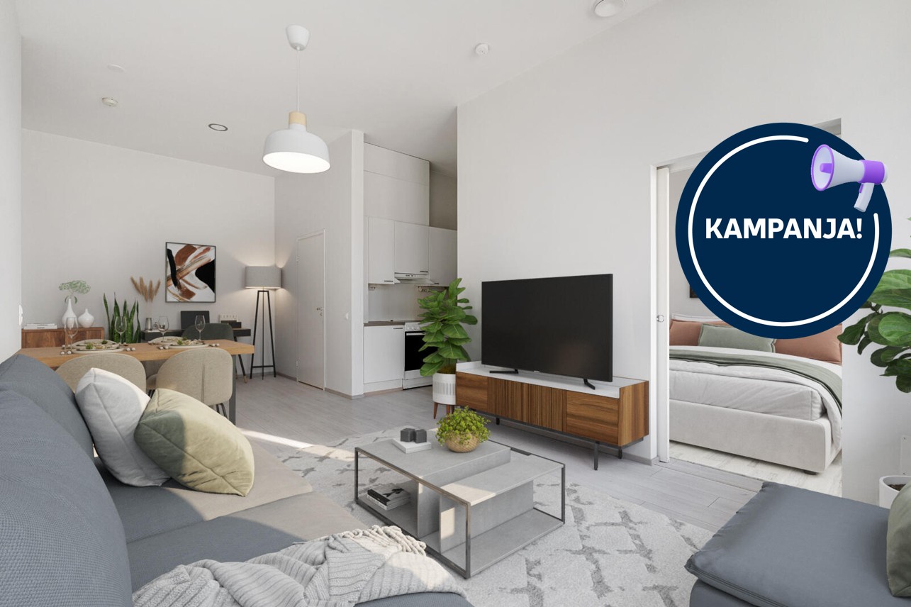 Pääkuva: digitaalinen sisustus. Kampanja!-logo.