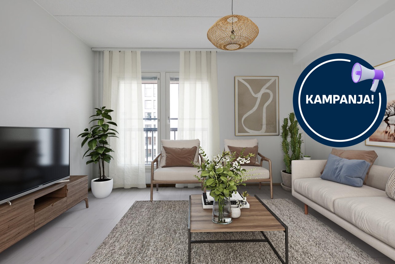 Pääkuva: digitaalinen sisustus. Kampanja!-logo.