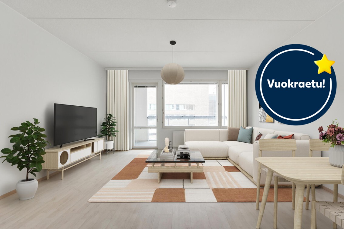 Pääkuva: digistailattu huoneistokuva