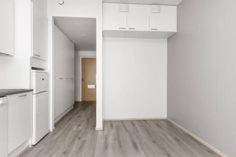 Kuva vastaavasta huoneistosta, joka on muutaman neliön pienempi.