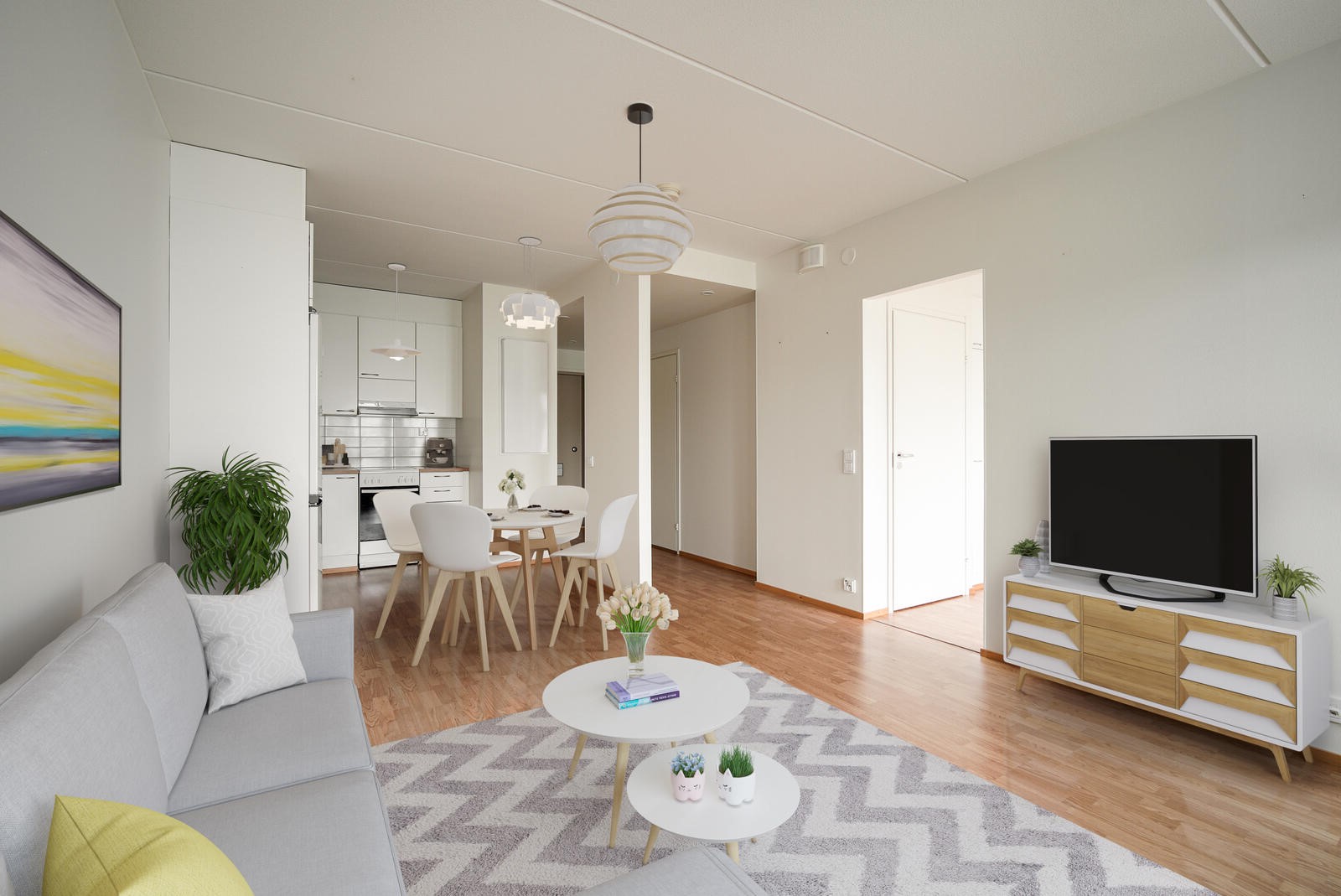 Pääkuva: digistailattu huoneistokuva