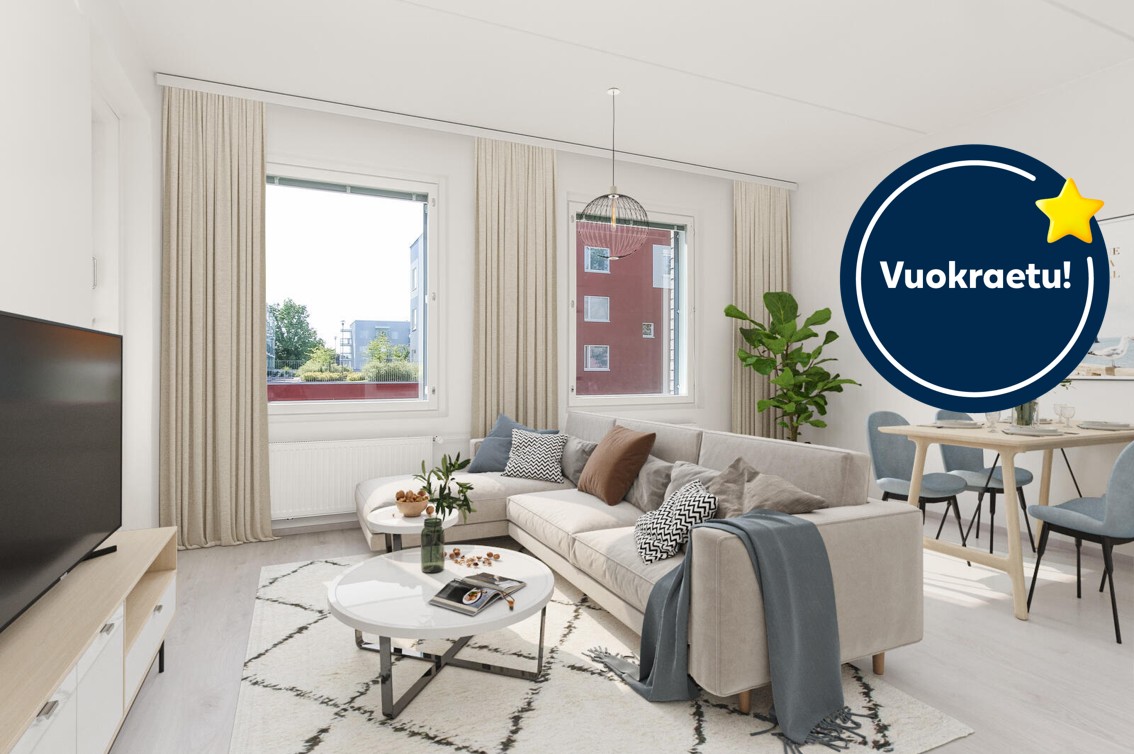 Pääkuva: digitaalinen sisustus. Vuokraetu!-logo.