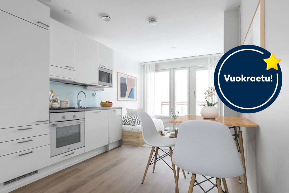 Pääkuva: digistailattu huoneistokuva vuokraetu.