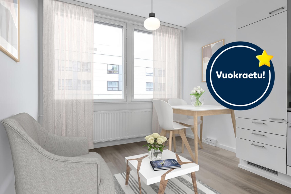Pääkuva: digistailattu huoneistokuva vuokraetu.