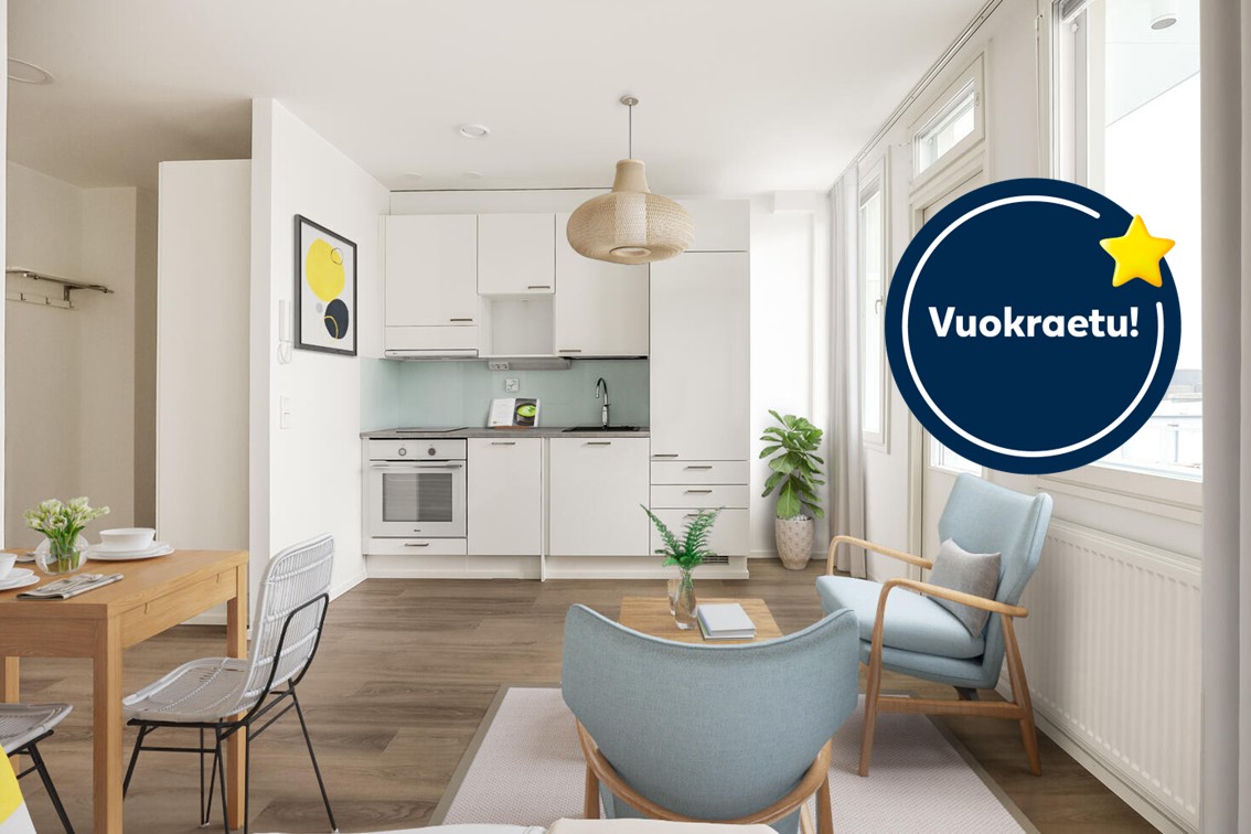 Pääkuva: digistailattu huoneistokuva vuokraetu.