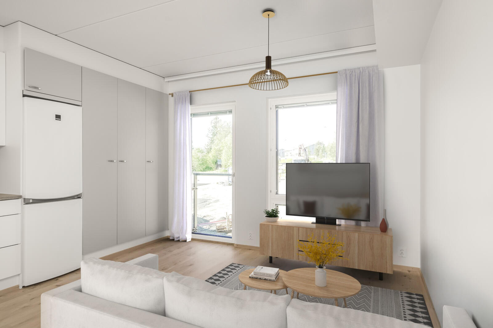 Pääkuva: Digistailattu huoneisto.