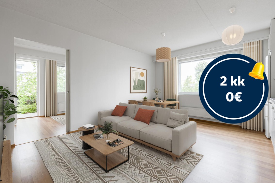 Kampanjakuva: 2 kk 0 €.