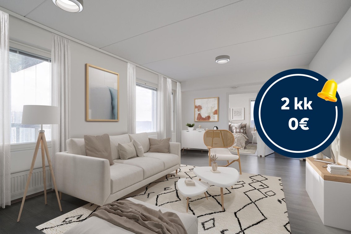 Kampanjakuva: 2 kk 0 €.