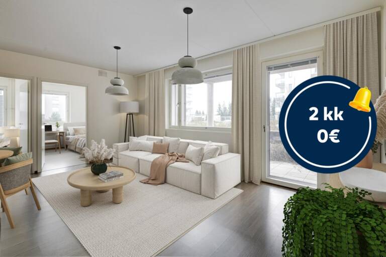 Kampanjakuva: 2 kk 0 €.