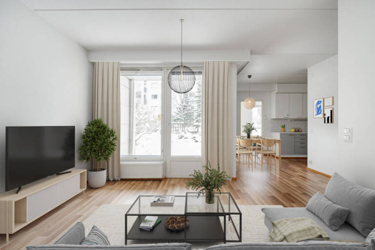 Pääkuva: digistailattu huoneisto.