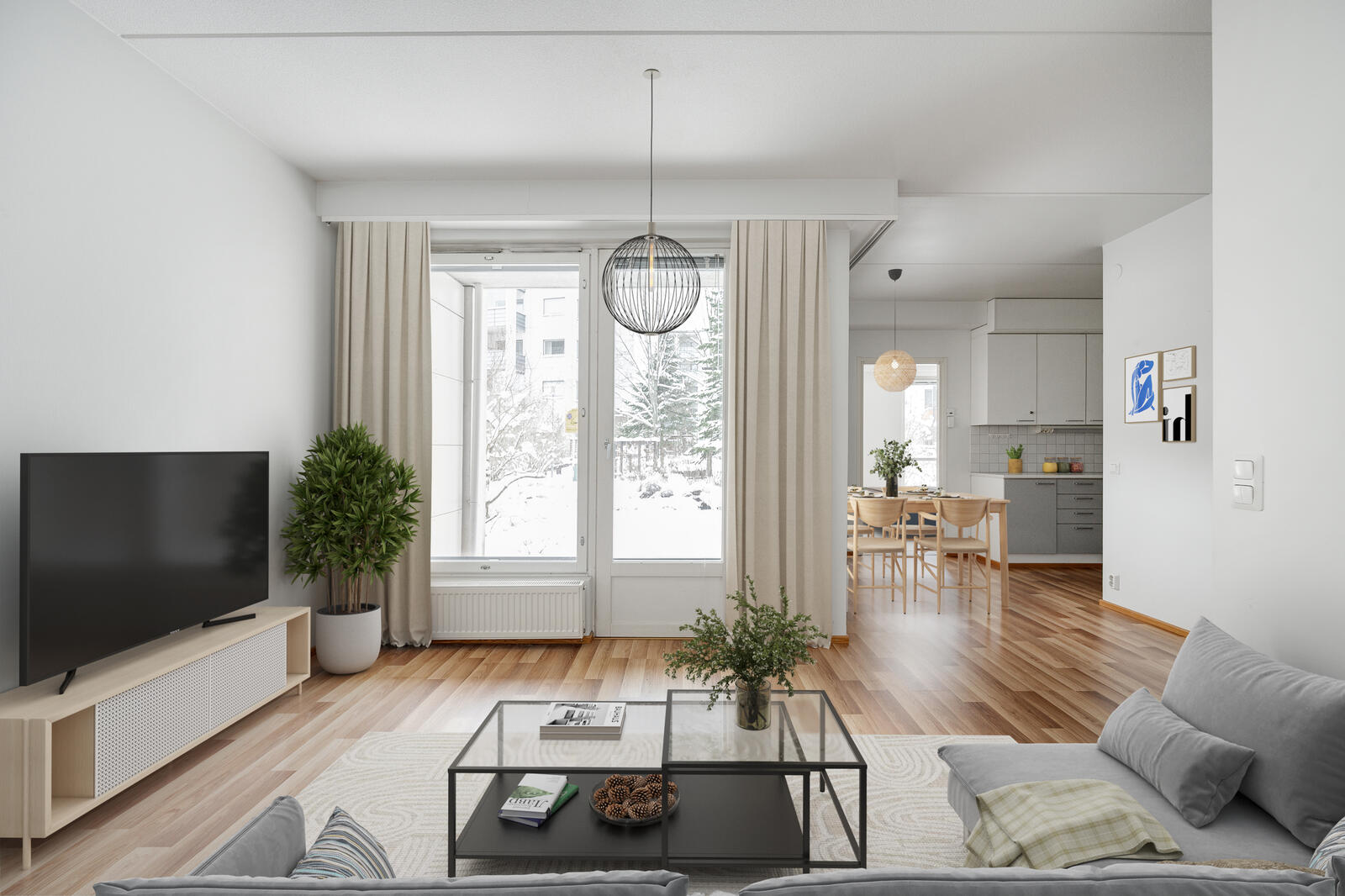 Pääkuva: digistailattu huoneisto.