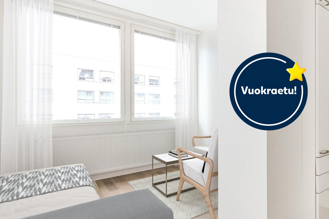 Pääkuva: digistailattu huoneistokuva vuokraetu.
