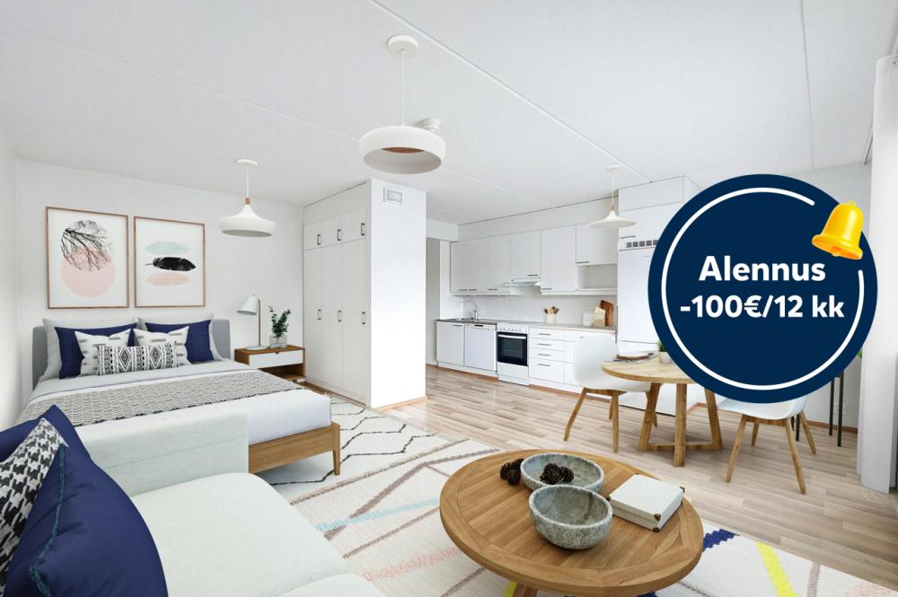 Pääkuva: digitaalinen sisustus. -100 € 12kk ajan logo.
