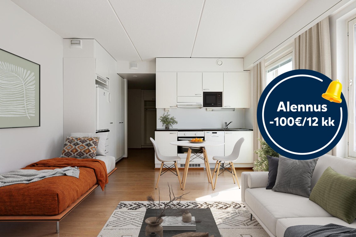 Kampanjakuva: Alennus -100 € 12 kk